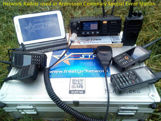 Some of the radios and Android tablet used at the Ardrossan SES in dec 2021