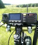 Inrico TM-7 network radio in use on mountain bike at 1,390ft AMSL in rural Ayrshire. 6+ miles from nearest cell tower site.